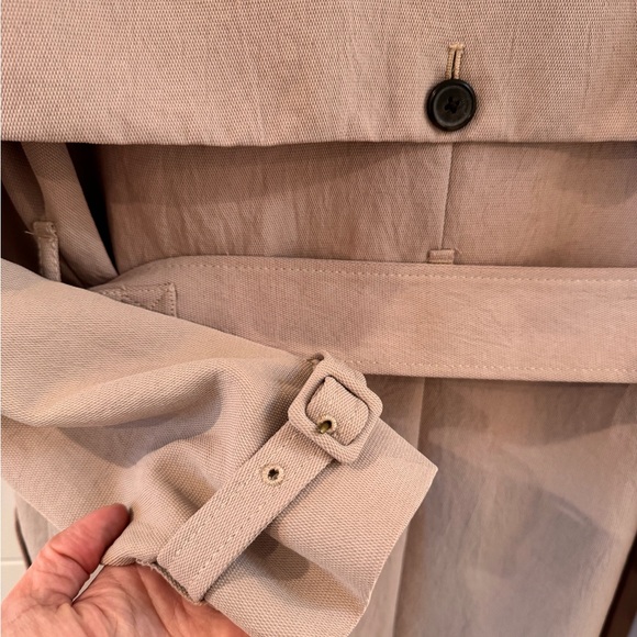 Wilfred Aritzia Louvinel crepe trench coat XS blush - Picture 6 of 12